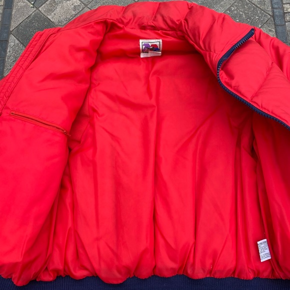 🏔️🎿 VTG SKI  Peregrine Sun Valley Red Nylon Full Zip Men’s SZ XL - Picture 4 of 8